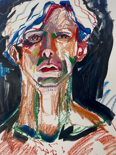 Tutored portraiture class with Debbie Hinks at West Hove Studio, Hove