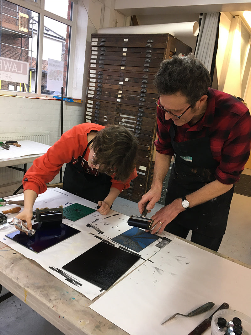 Beginners Linocut Workshop with Georgia Flowers – 1:1 or Pairs
