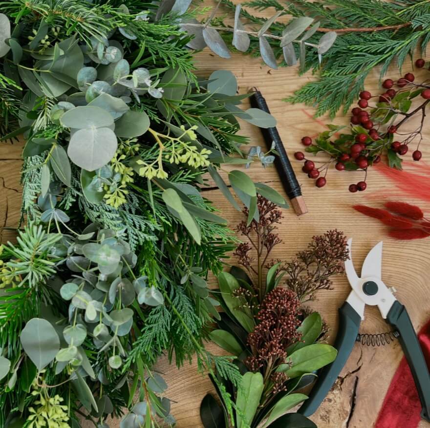 Christmas Wreath Making Workshops – Brighton & Hove