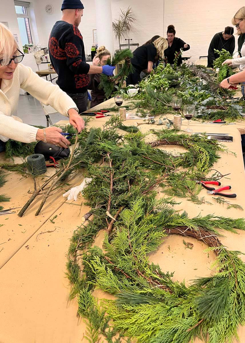 Christmas Wreath Making Workshops – Brighton & Hove
