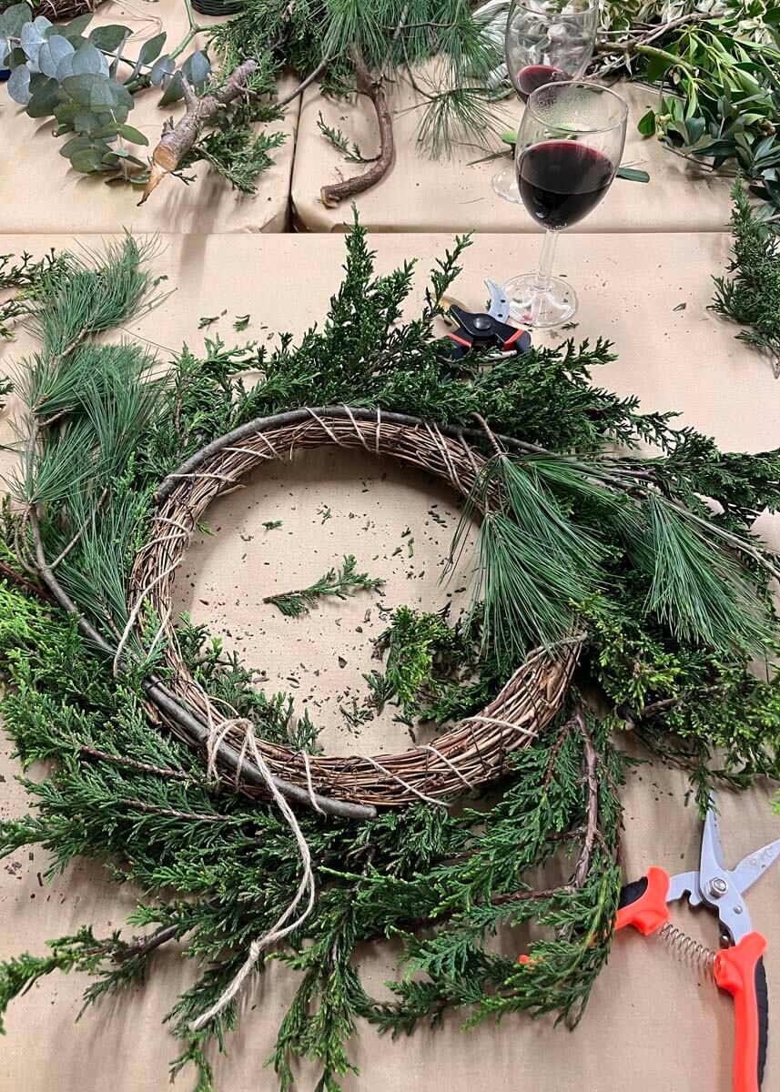 Christmas Wreath Making Workshops – Brighton & Hove