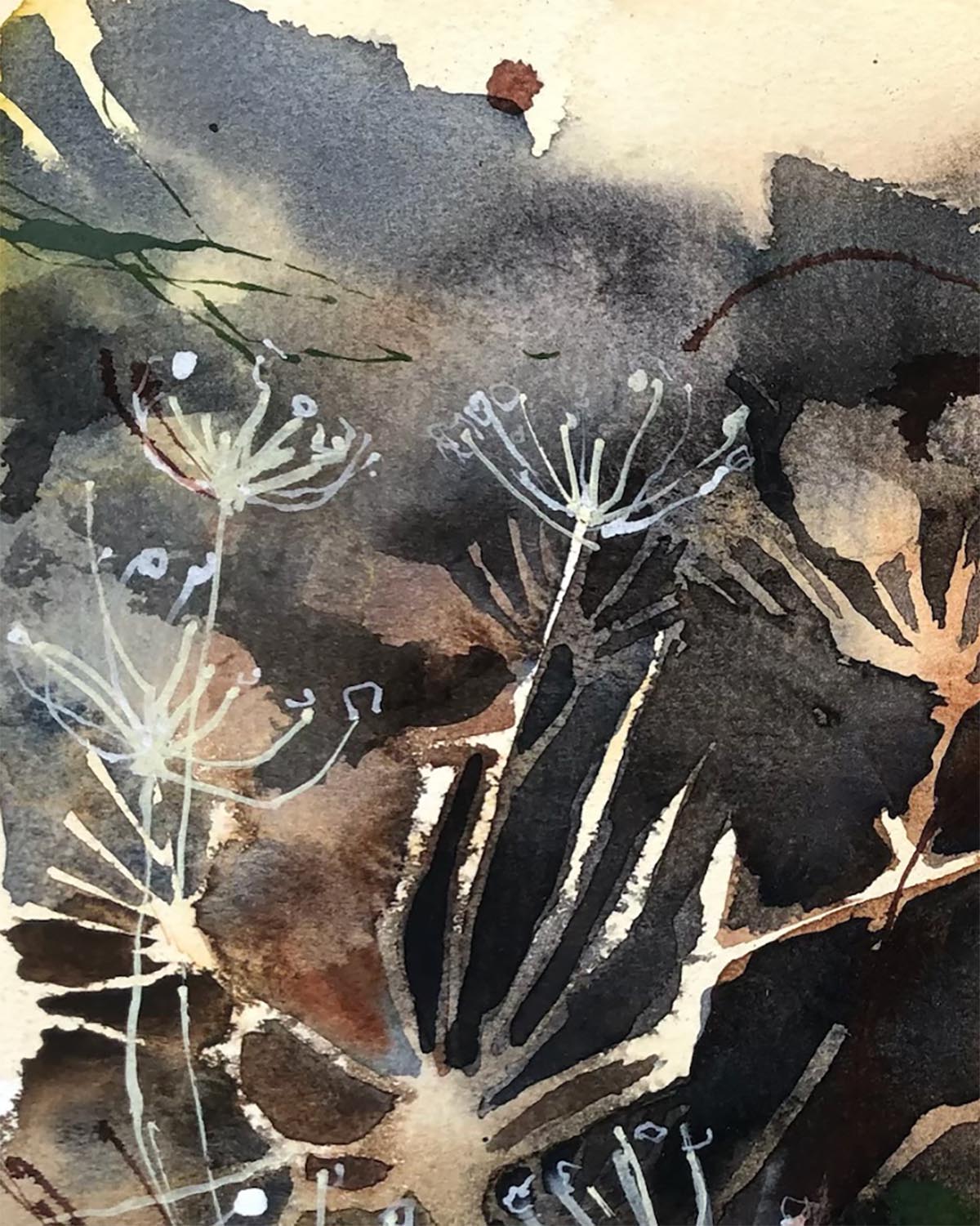 Watercolour sketchbook workshop with Kate Osborne at West Hove Studio, Hove