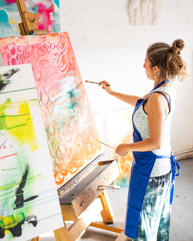 Sat 25th July 2026 - Paint your own Large Abstract with Magdalena Smolarska