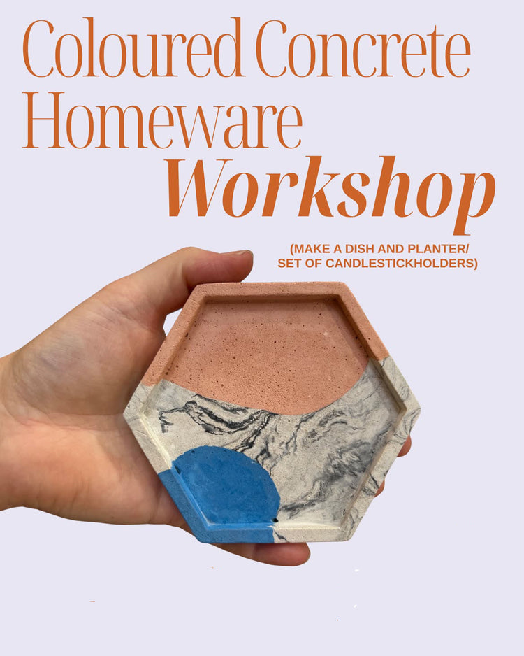 Sun 27th Sep 2026 - Coloured Concrete workshop with Erin of Onyx Studio