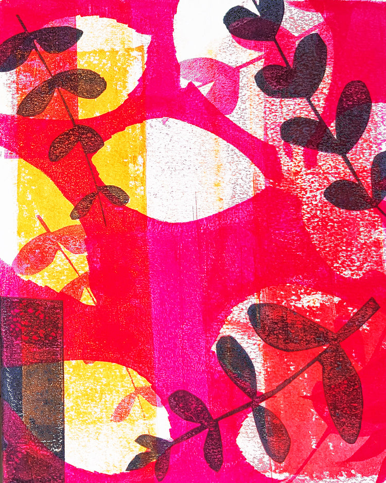 Sun 26th July 2026 - Gelli Printing: Stencils, Sketchbooks & Masking Out with Kathryn Jones-Romain