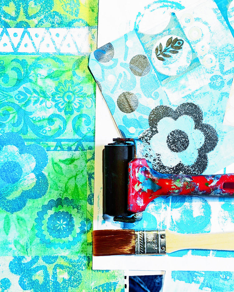Sun 11th Oct 2026 - Intro to Gelli Printing for Collage with Kathryn Jones-Romain