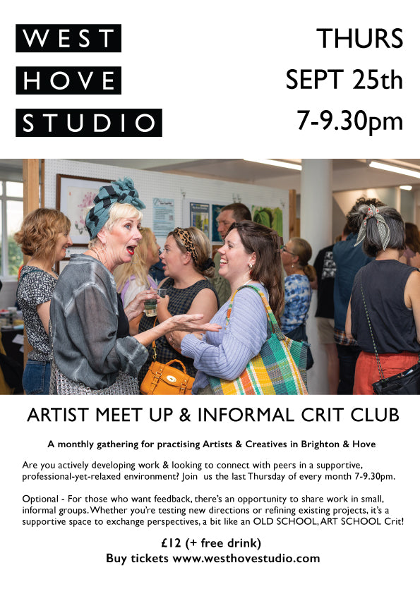 Artists Meet Up - 25th Sept, 7-9.30 (+free drink)