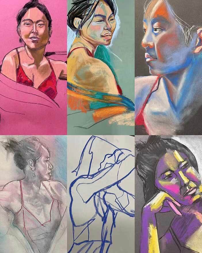 Tutored Life Drawing with Debbie Hinks