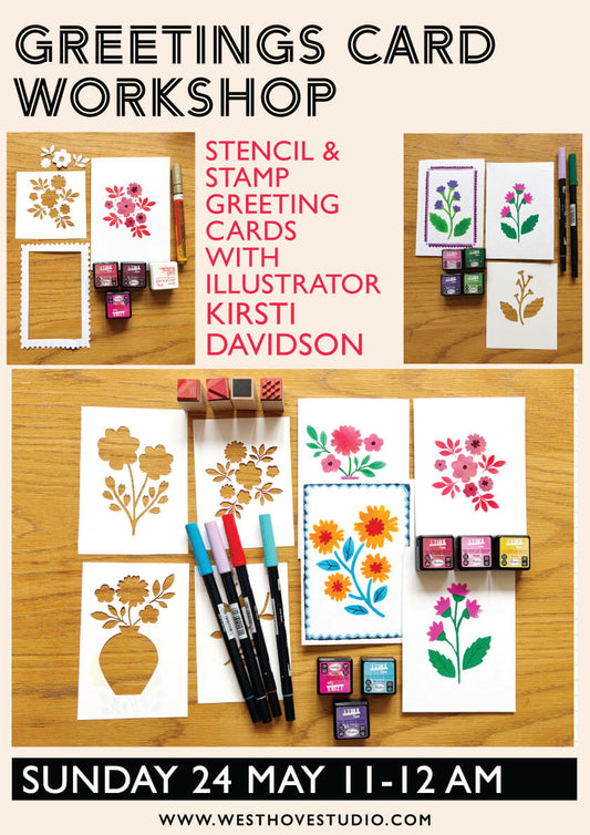 Family & Kids Card Making Workshop Brighton
