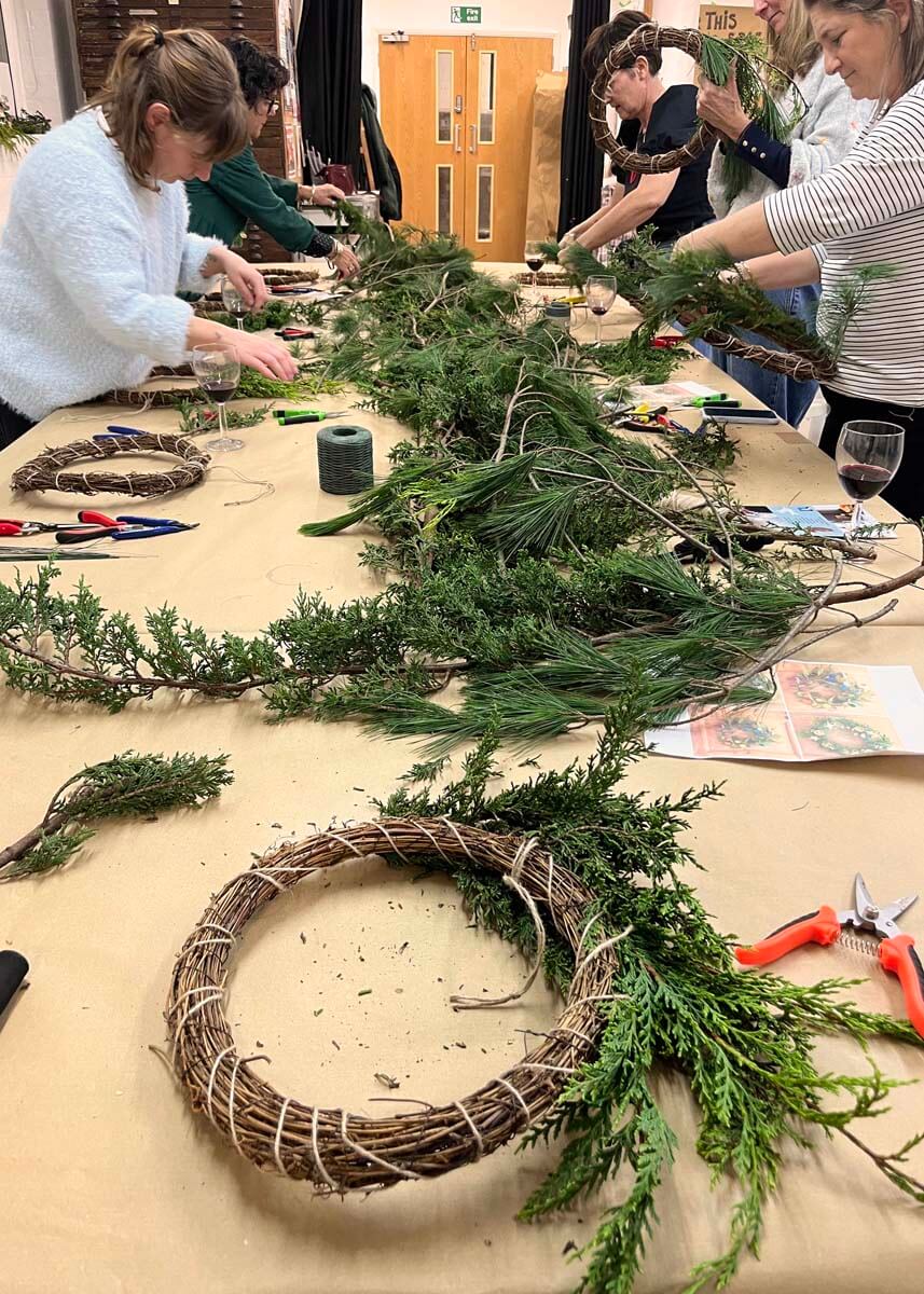 Christmas Wreath Making Workshops – Brighton & Hove