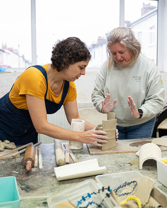 Intermediate ceramics and glaze course with Helen Lucas at West Hove Studio, Hove