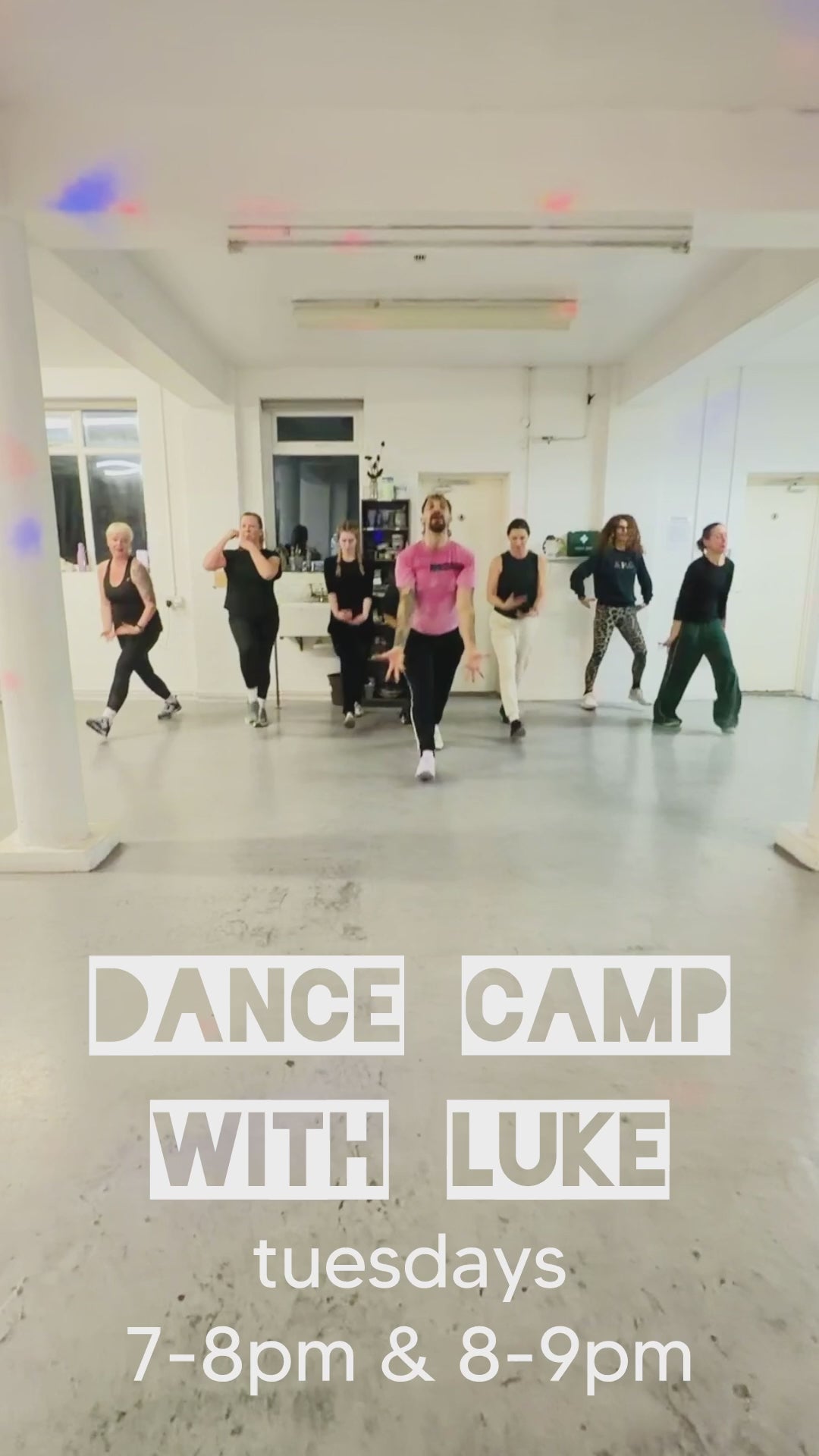 Dance camp with Luke, Hove dance class