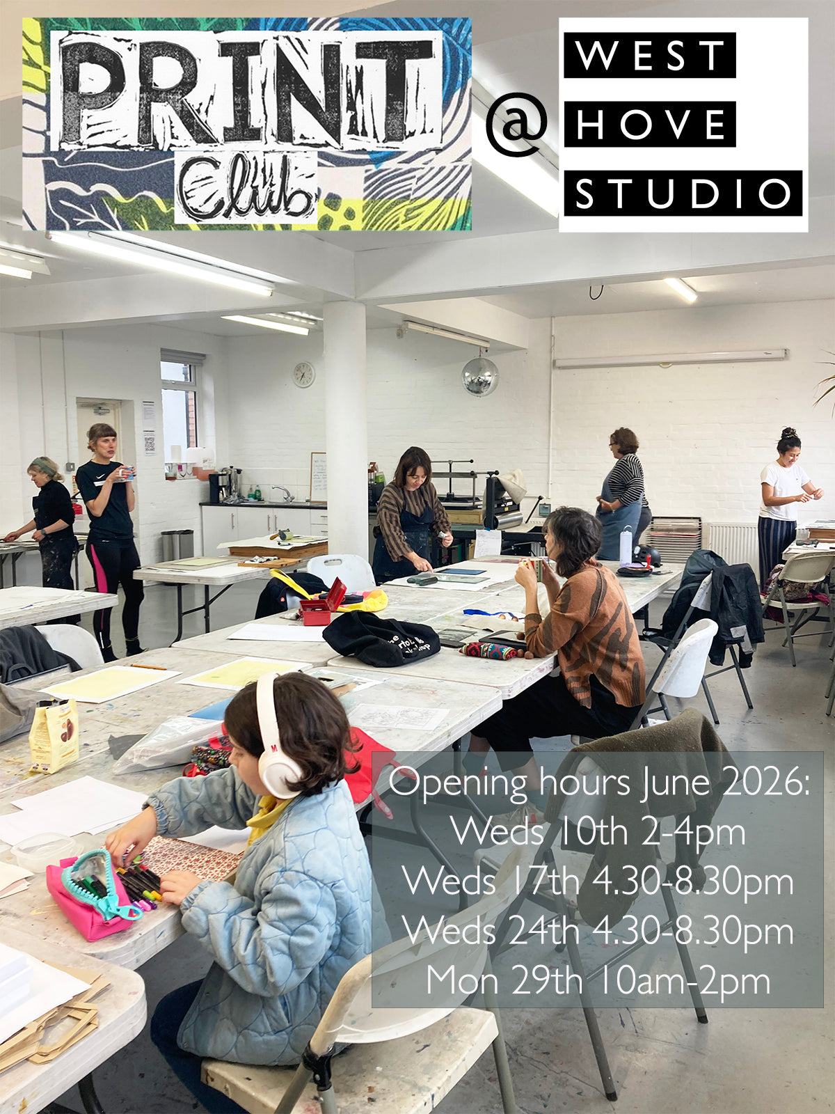 Print Club: Open Access Printmaking with Georgia Flowers
